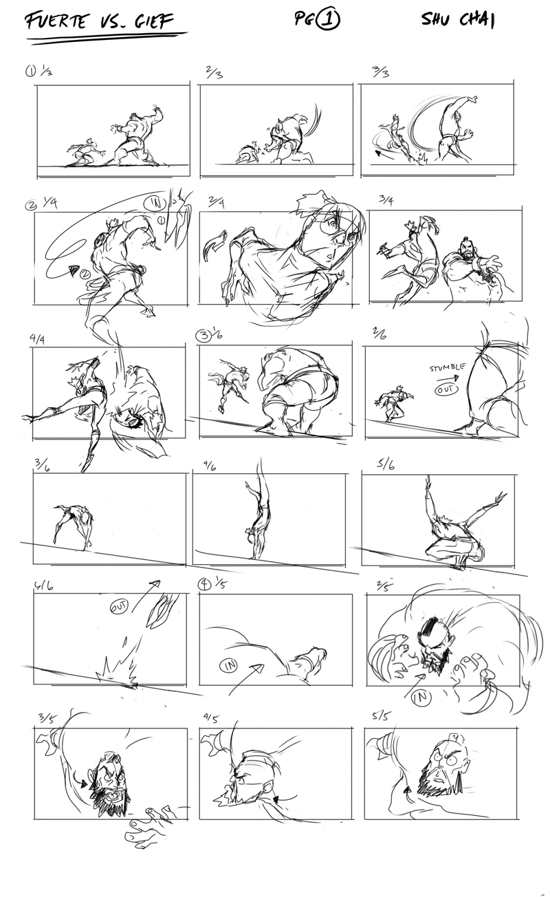 Fuerte vs Zangief Storyboard01