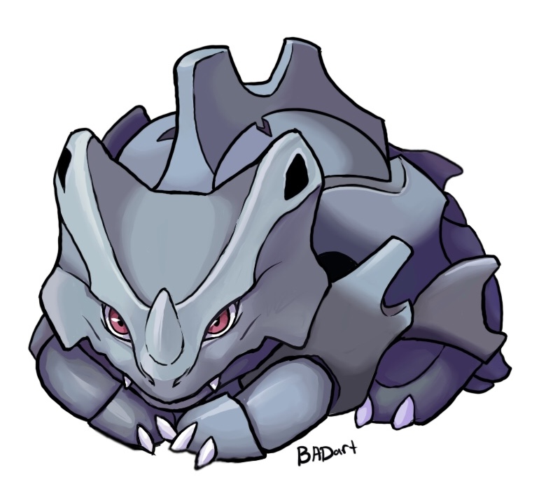 Rhyhorn By BADartXD On DeviantArt rhyhorn-by-badartxd-on-deviantart
