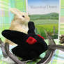 Black Rabbit of Inle Watership Down Plush For Sale