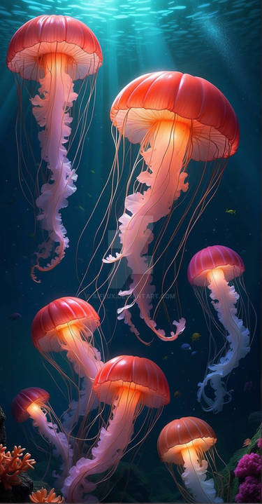 Jellyfish Underwater Force