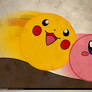 Pikachu and Kirby