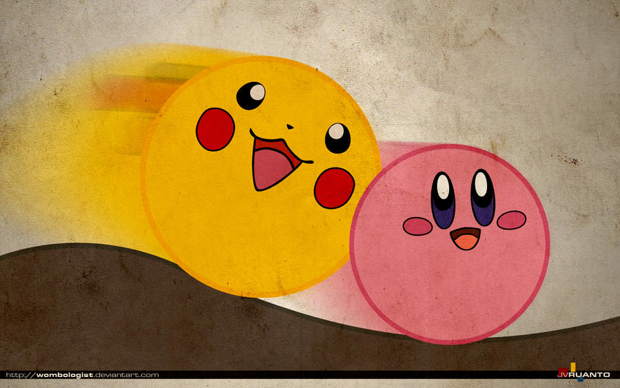 Pikachu and Kirby