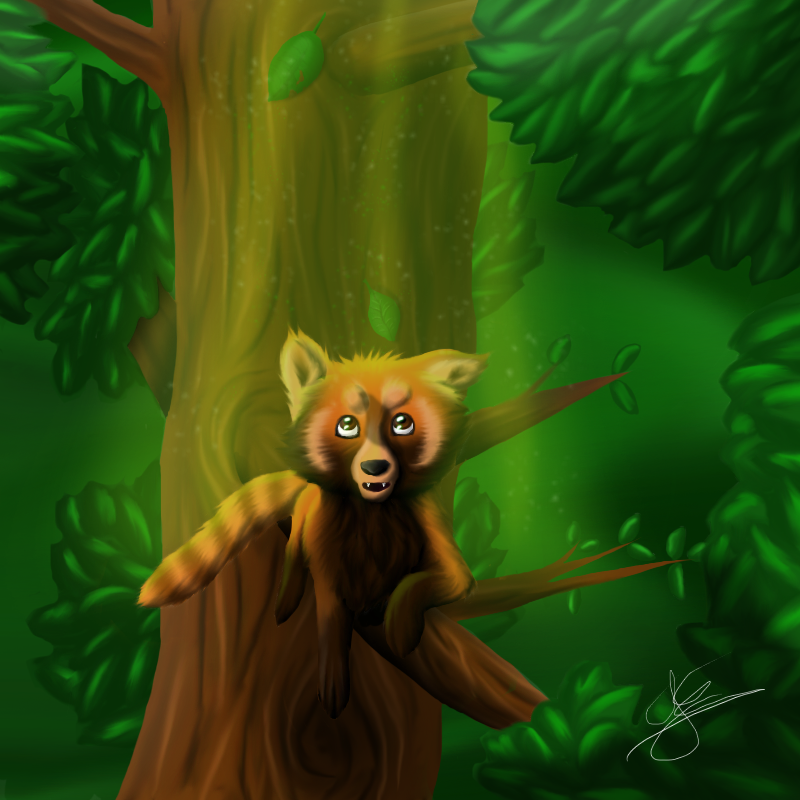 Red Panda by PreAtomicist on DeviantArt