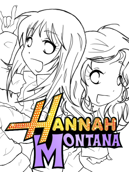 Line Art -- Hannah x Miley