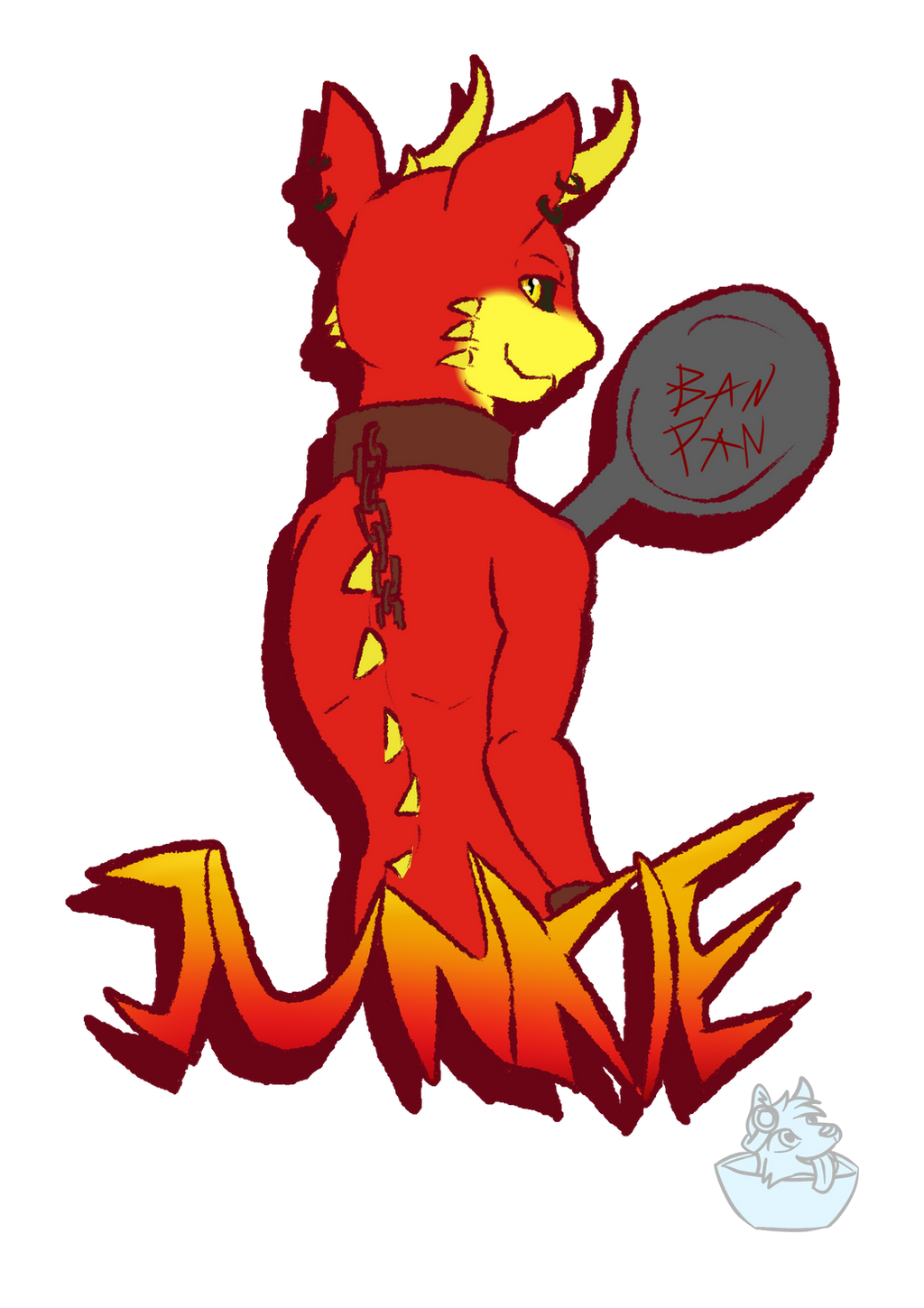 Junkie's Ban Pan by FrostyWolfter