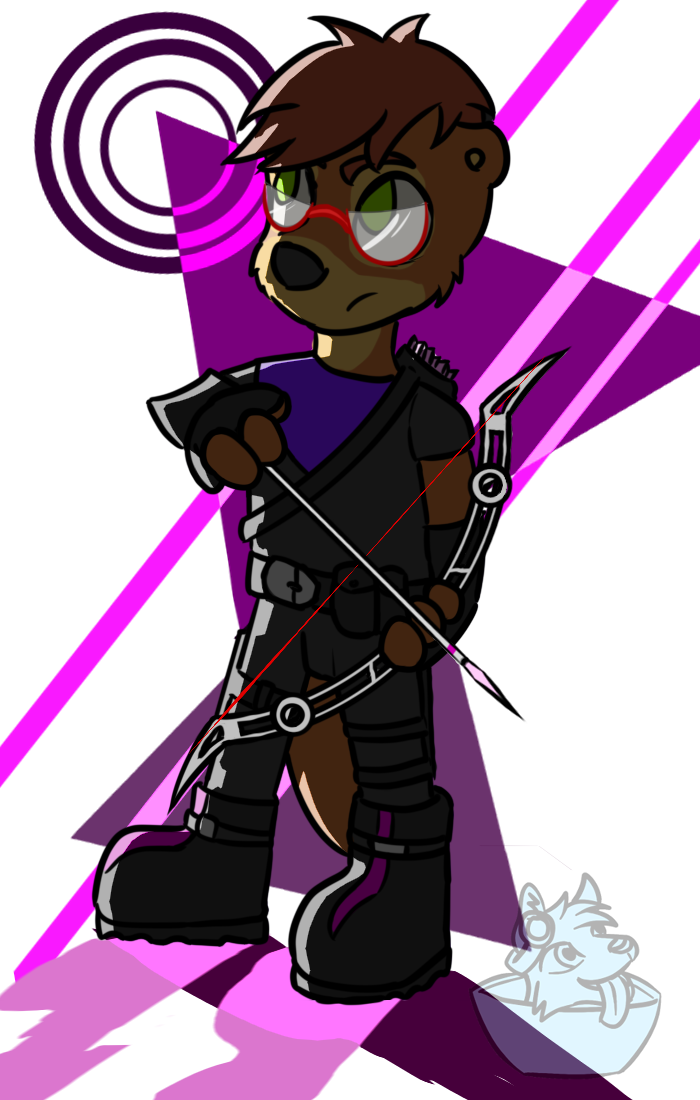 Walter as Hawk Eye by FrostyWolfter