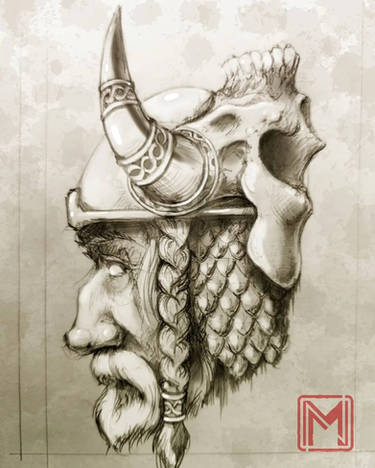 Odin and Fenrir by Dicknosetengu on DeviantArt