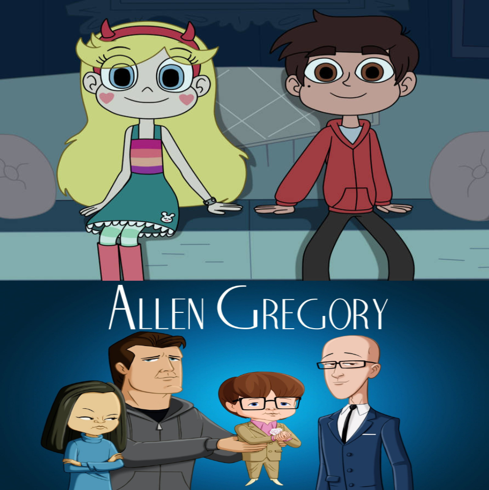 star and marco watching allen gregory by czwjx on DeviantArt