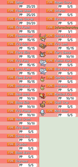 Fire type Moves By TheWesternEast On DeviantArt fire-type-moves-by-thewesterneast-on-deviantart