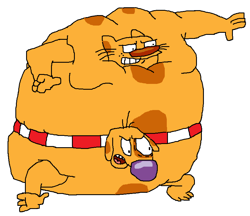 Fat Sumo CatDog TRACED 3 by WhittierTechFan6 on DeviantArt