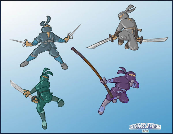 Ninja Atack By Altarisart On DeviantArt ninja-atack-by-altarisart-on-deviantart