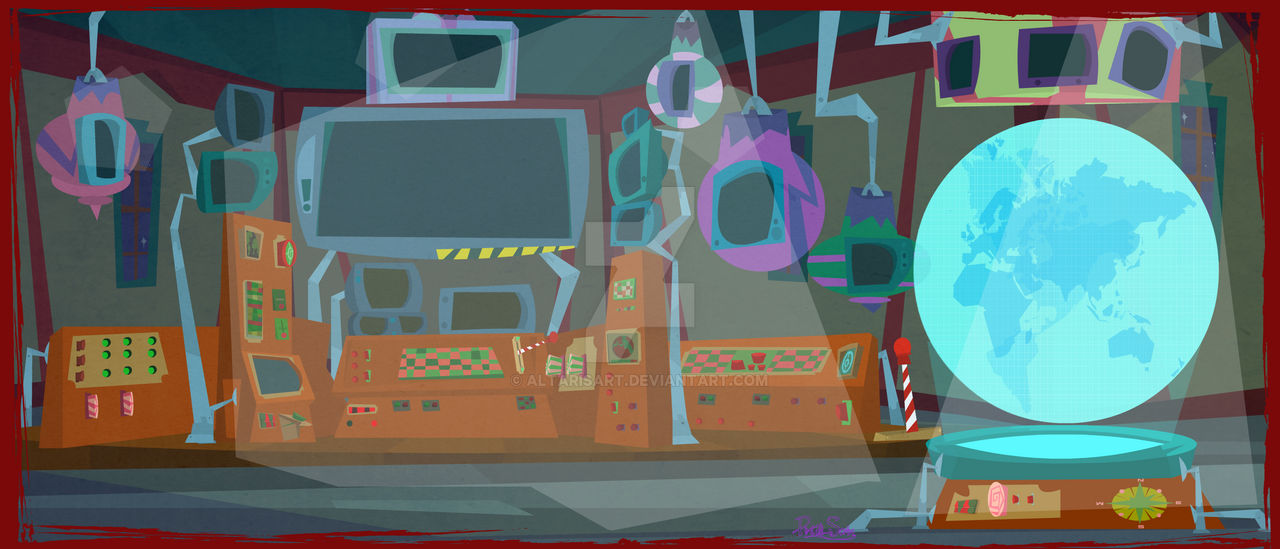 Santa Control Room by altarisart on DeviantArt