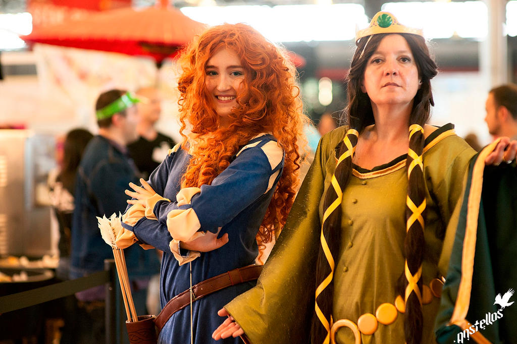 Merida and Queen Elinor ~