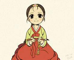 Hanbok girl