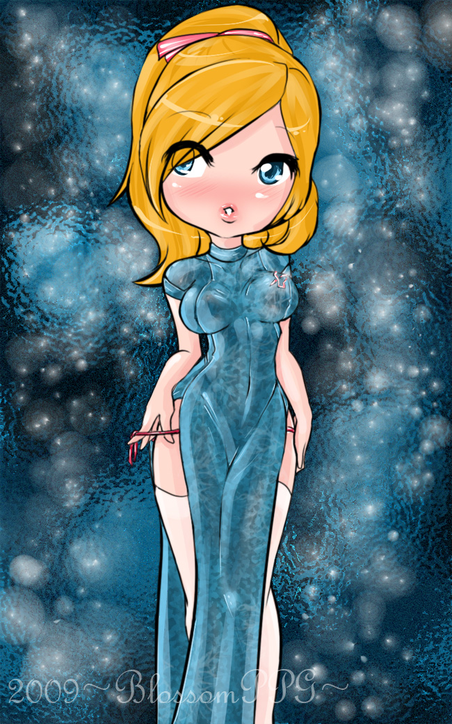 :Samus Blue Dress: