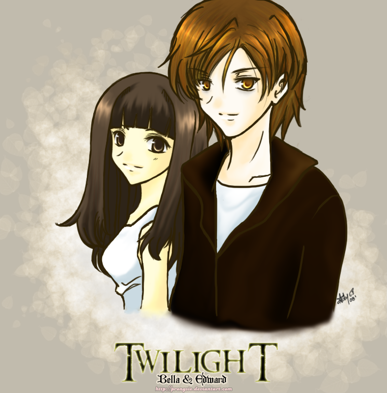 Twilight: Bella and Edward by prongsie on DeviantArt