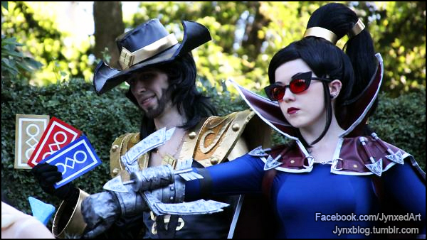 League of Legends | Vayne and Twisted Fate by Jynxed-Art