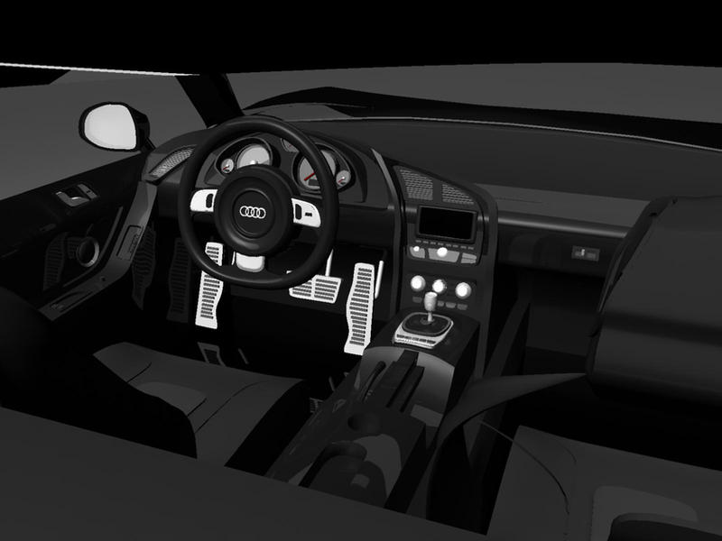 inside audi r8 by ilweAndunie on DeviantArt
