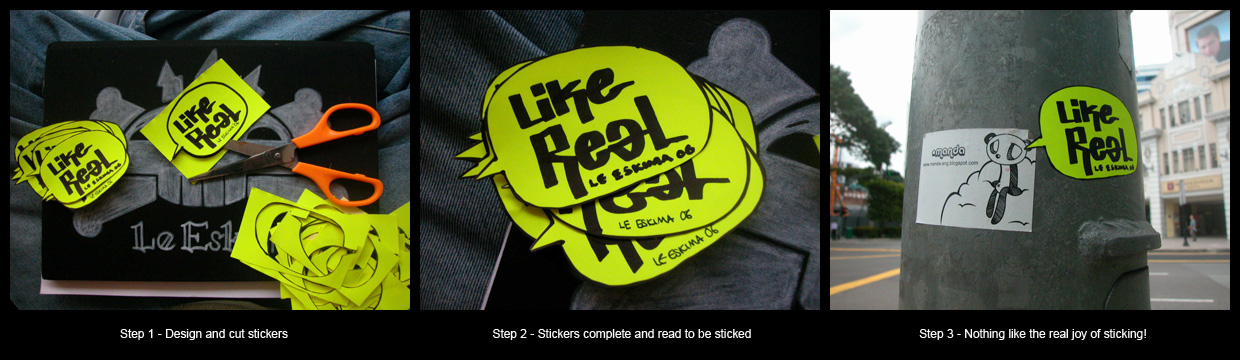 'Like Real' Stickers