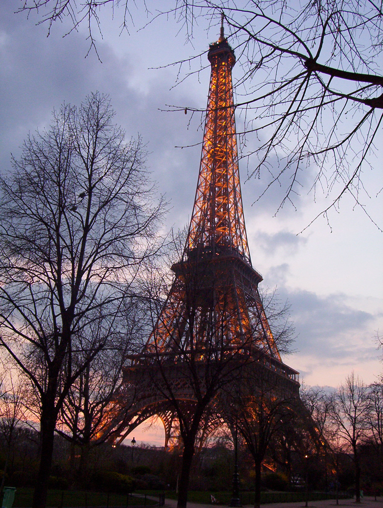 Eiffel Tower at Dusk