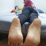 asian soles on bed