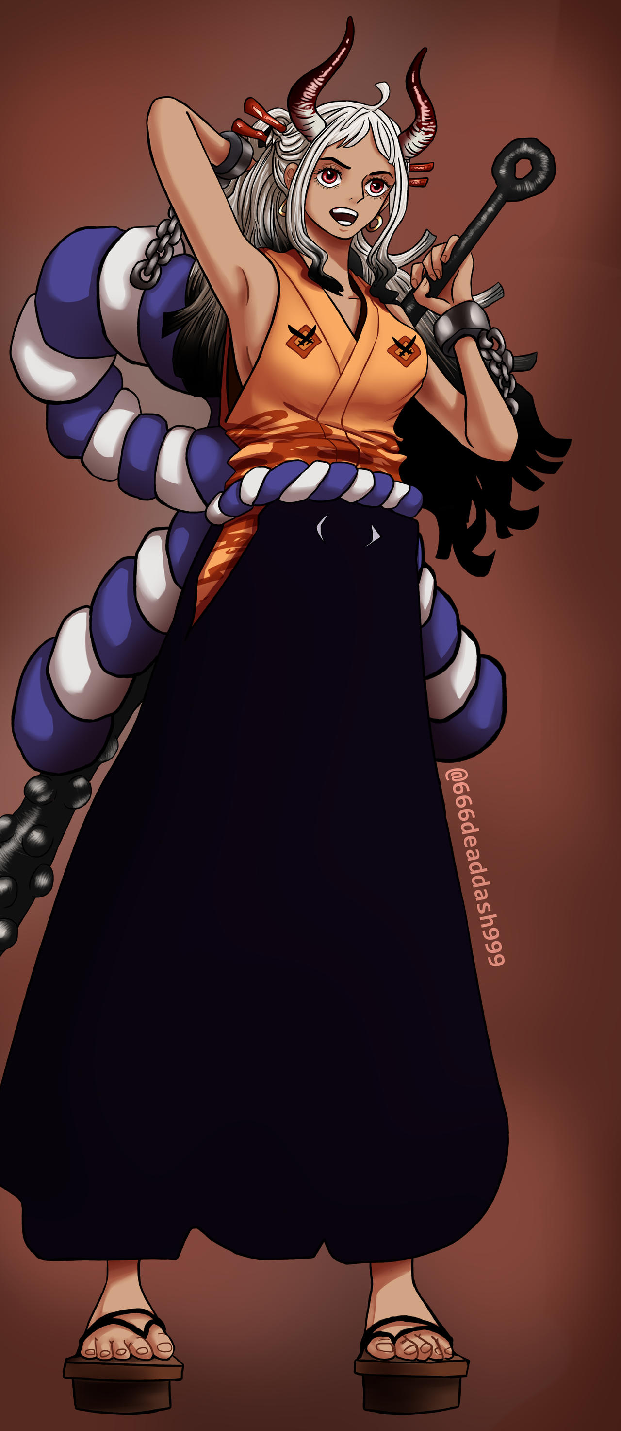 One Piece Chapter 984 Yamato Only By 666deaddash999 On Deviantart One Piece Chapter 984 Yamato Only By 666deaddash999 On Deviantart