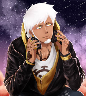 Trafalgar Law with white hair