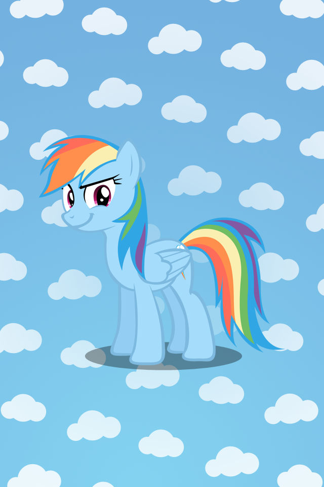 Rainbow Dash iPhone Wallpaper