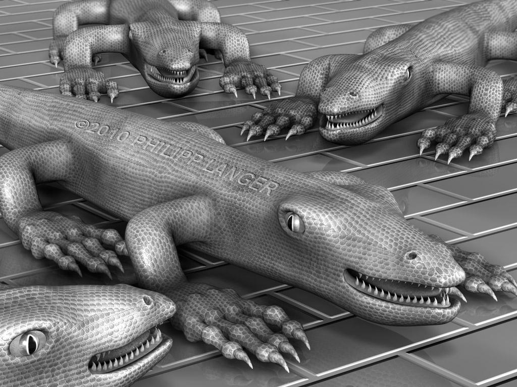 Primitive Lizard Primitive Carnivorous Lizards by robolotion on DeviantArt