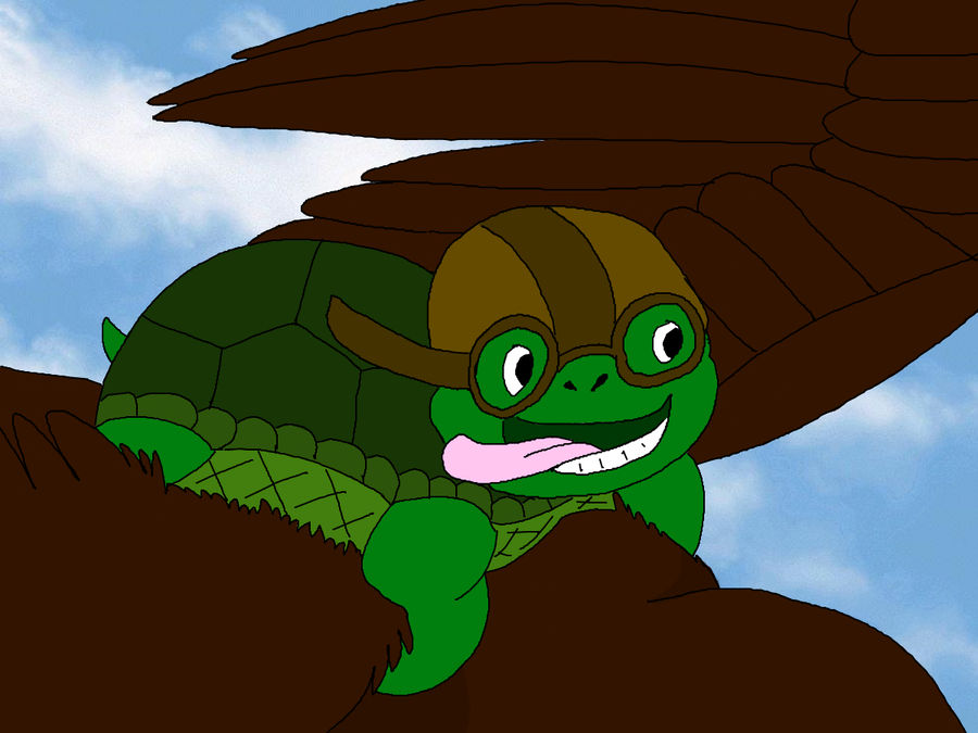 Flying Turtle by babychompy on DeviantArt