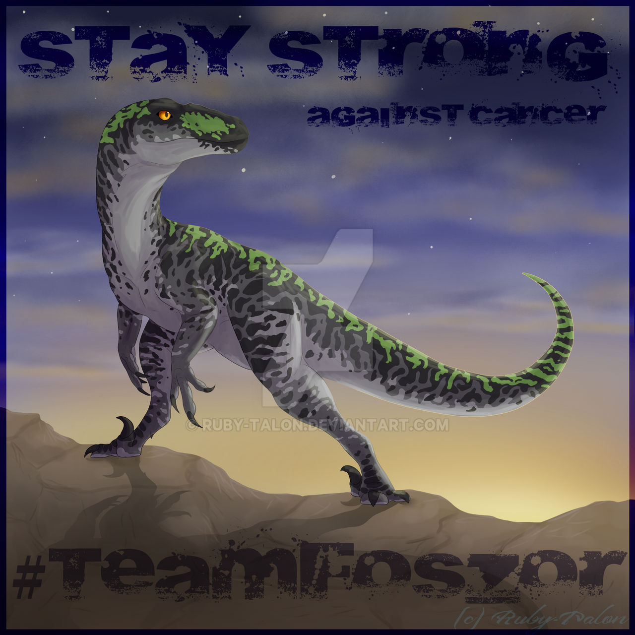 Ruby Tal Con The Isle Against Cancer #TeamFoszor by Ruby-Talon on DeviantArt