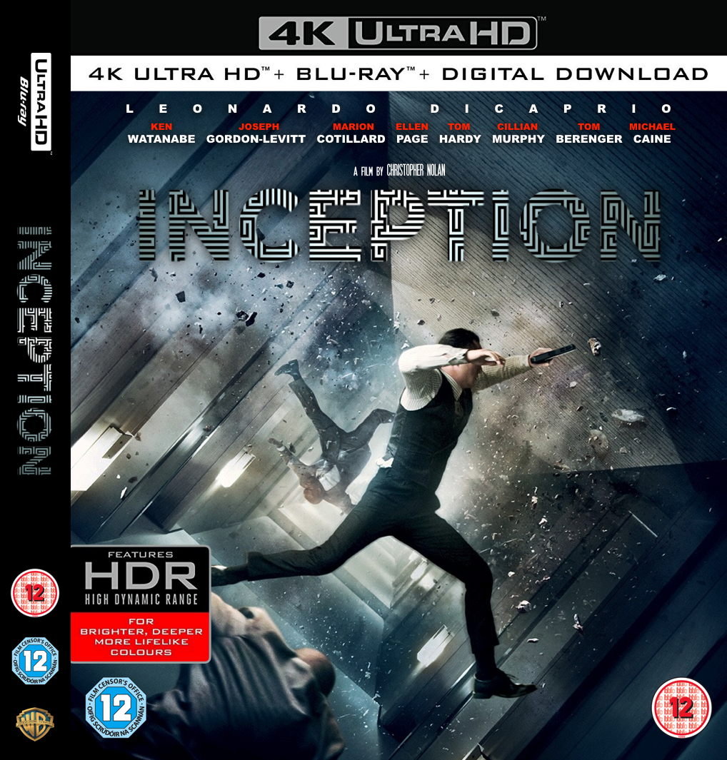 Inception 4K Blu-Ray Mock-Up by lemonhead118 on DeviantArt