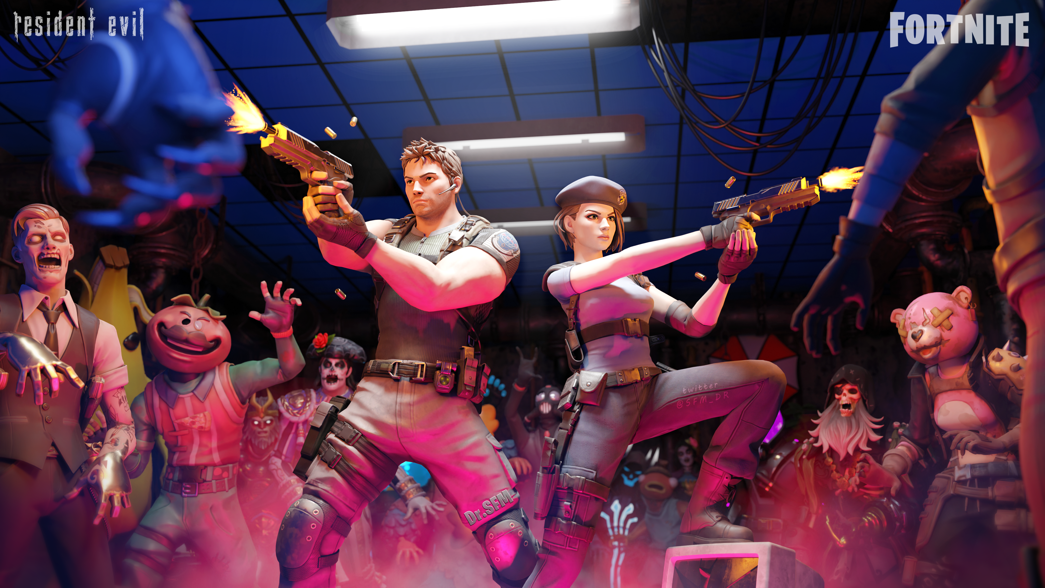 Fortnite: Are the Chris Redfield and Jill Valentine Skins Coming