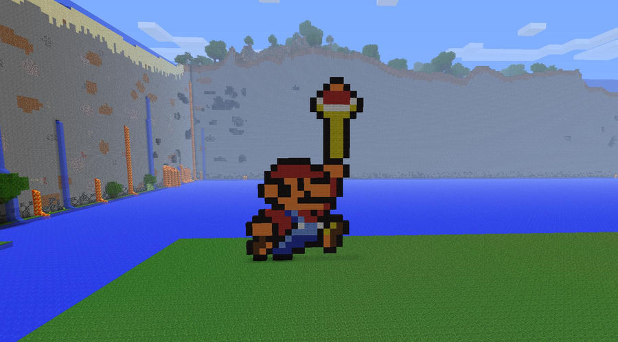 Minecraft - Little Mario by Scytherx33 on DeviantArt