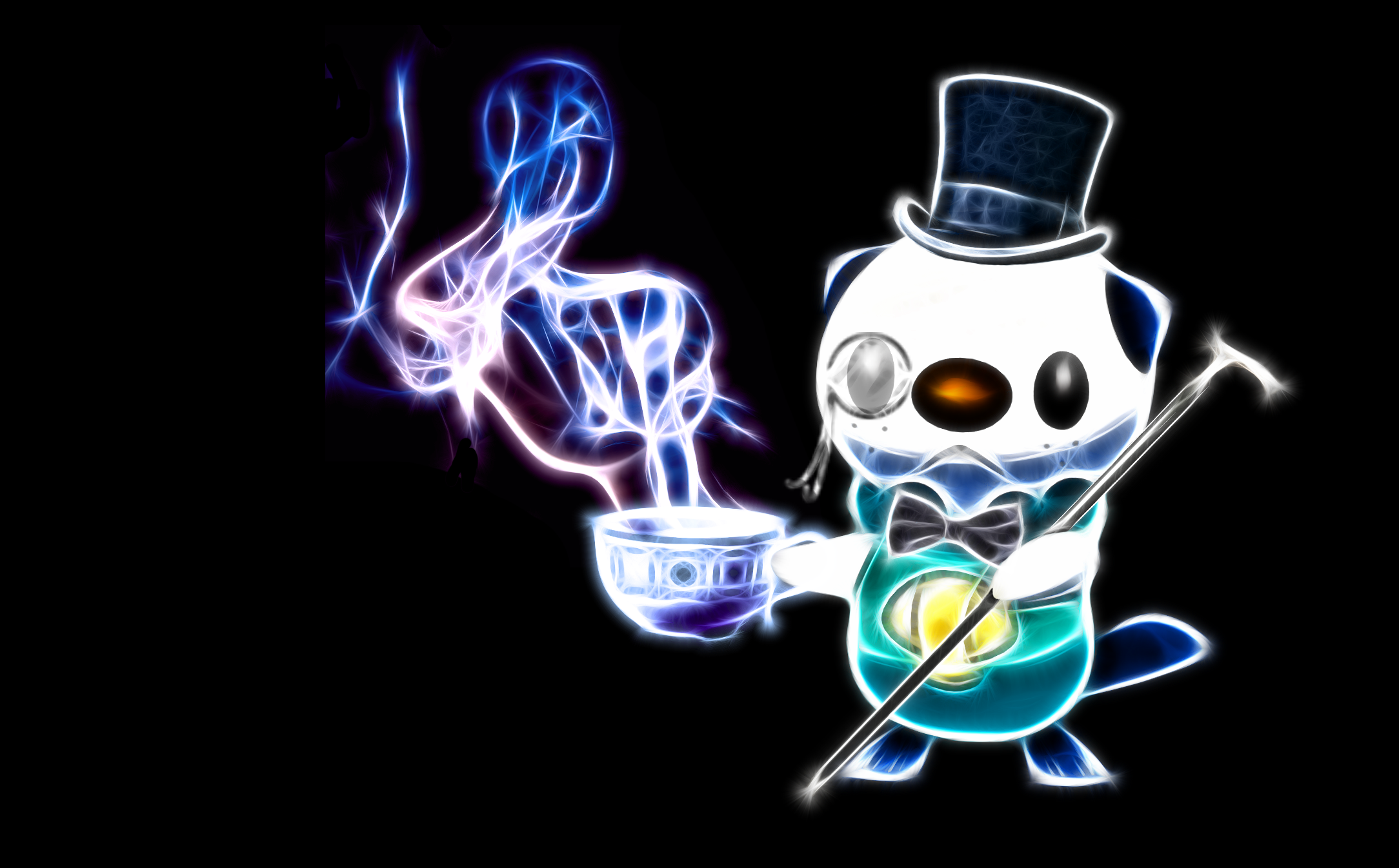 Gentlemanly Oshawott Wallpaper