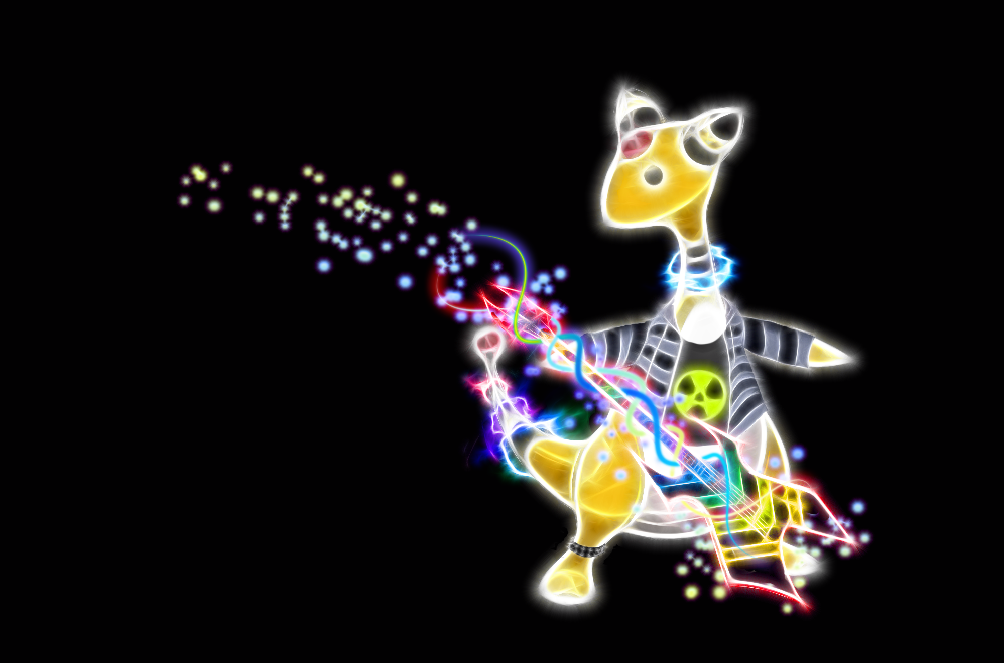 Rockin Ampharos Wallpaper