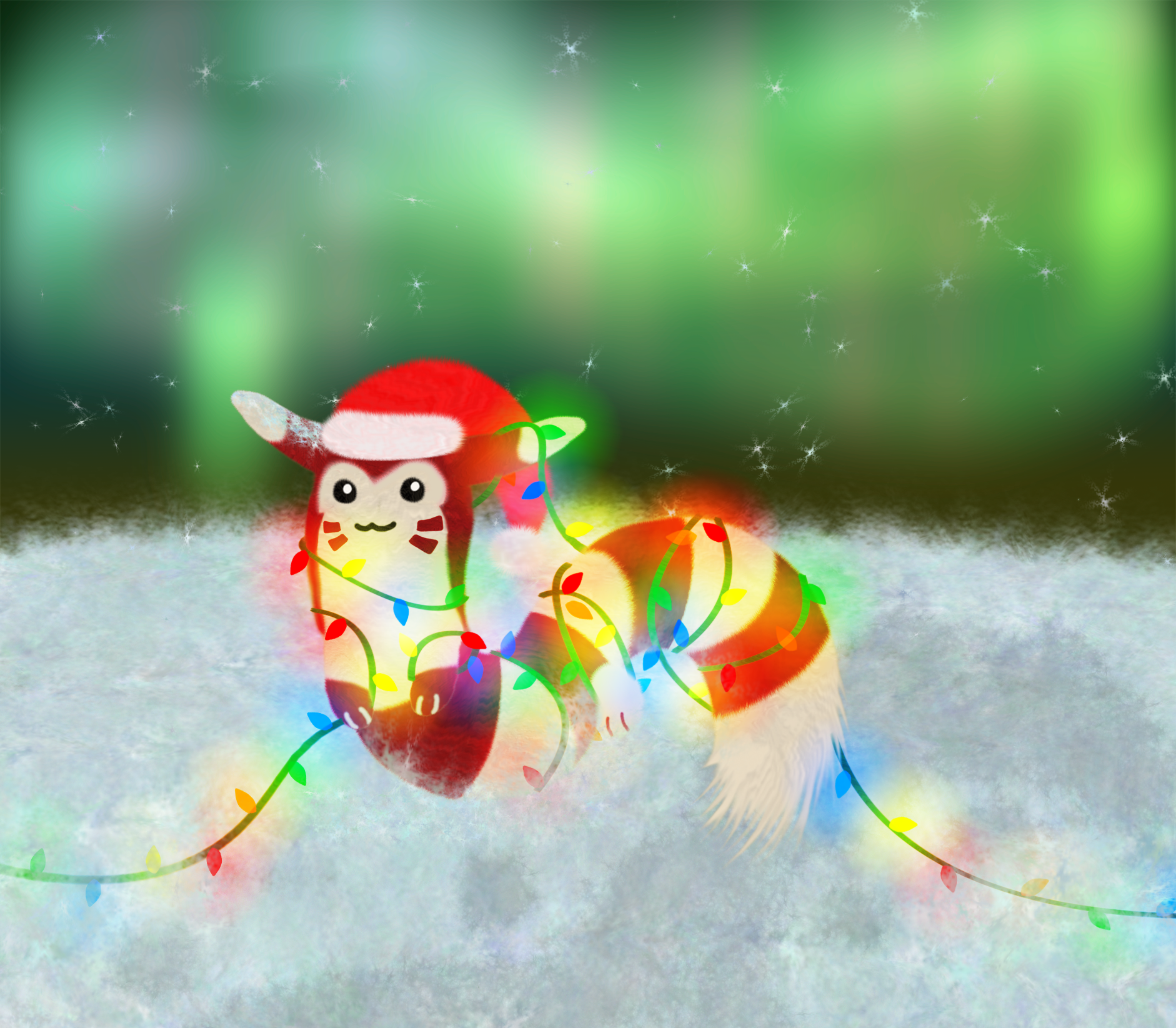 Candy Cane Furret