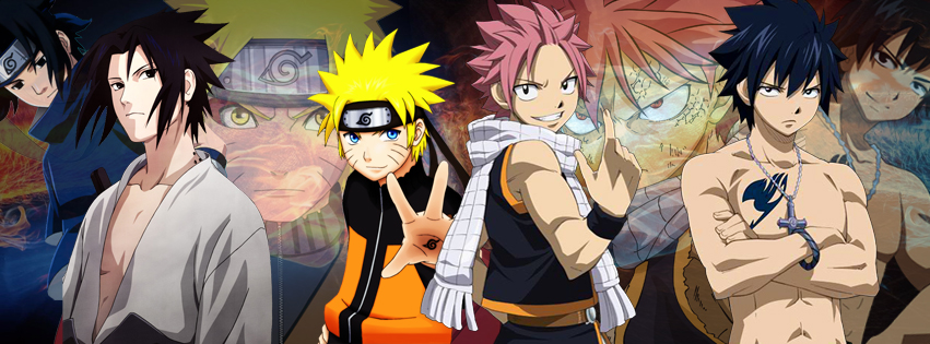 Fairy Tail / Naruto Timeline Cover by evitacarla on DeviantArt Fairy Tail / Naruto Timeline Cover by evitacarla on DeviantArt