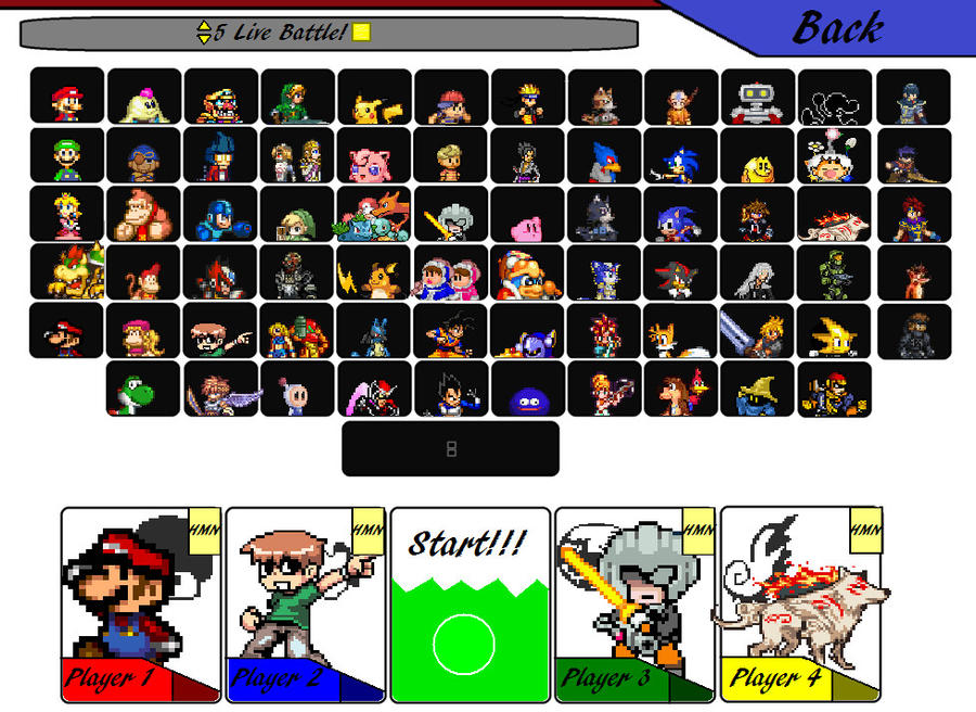SSB4 Roster by TehUmbreon on DeviantArt