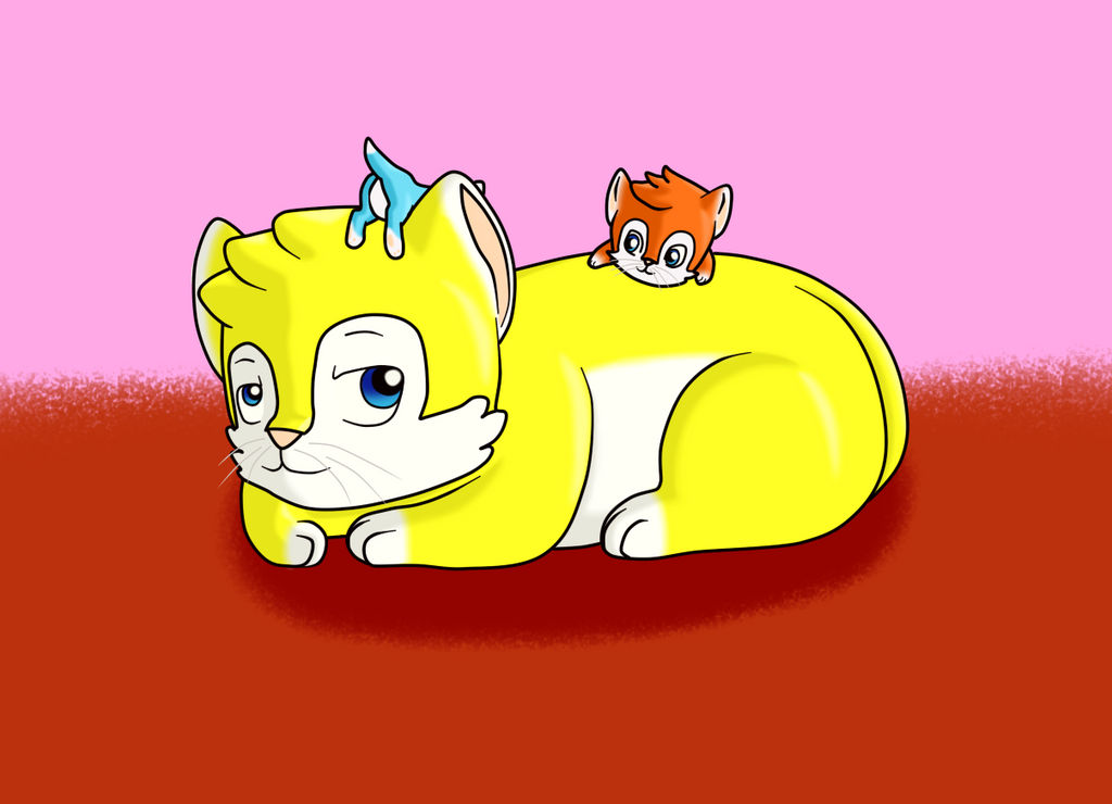 Cat Mario And Kittens By Dolphin2 On DeviantArt cat-mario-and-kittens-by-dolphin2-on-deviantart
