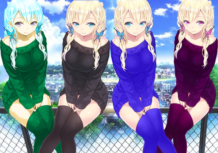 4 Cute Anime Girls by ShuiciLover on DeviantArt