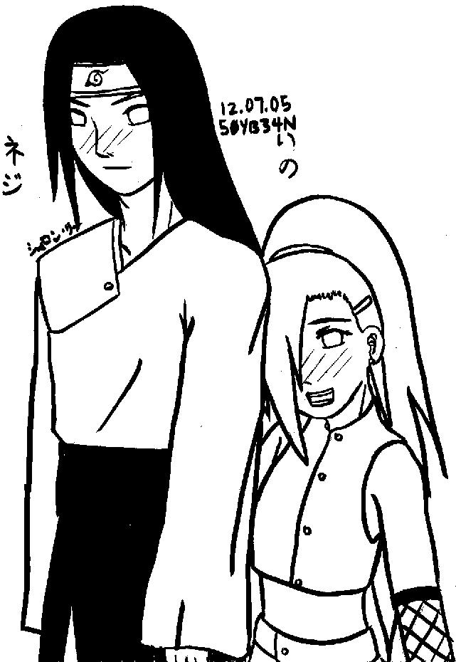 Jounin Neji Chuunin Ino by soybeanchan on DeviantArt