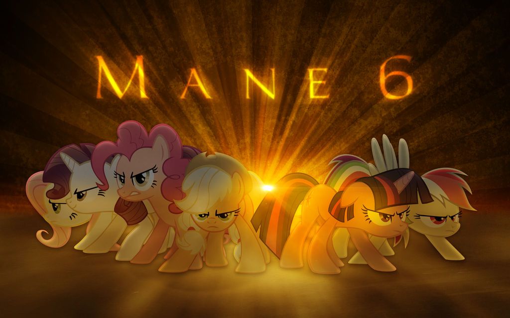 The Mane 6 by Vexx3 on DeviantArt