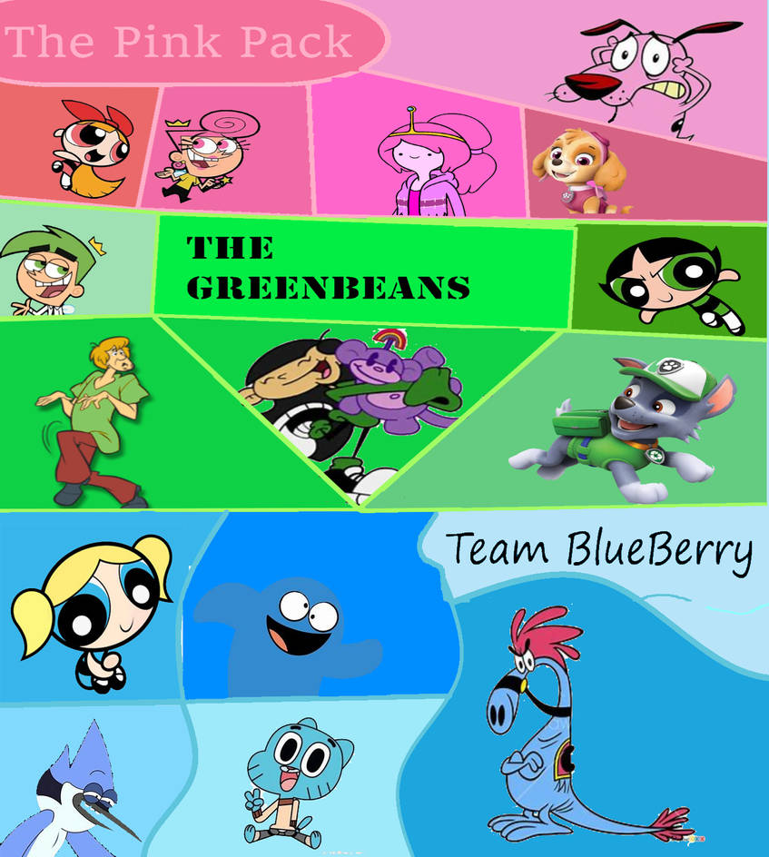 cartoon Crossover Color Teams (RP plot idea) by sketch-pad444 on DeviantArt