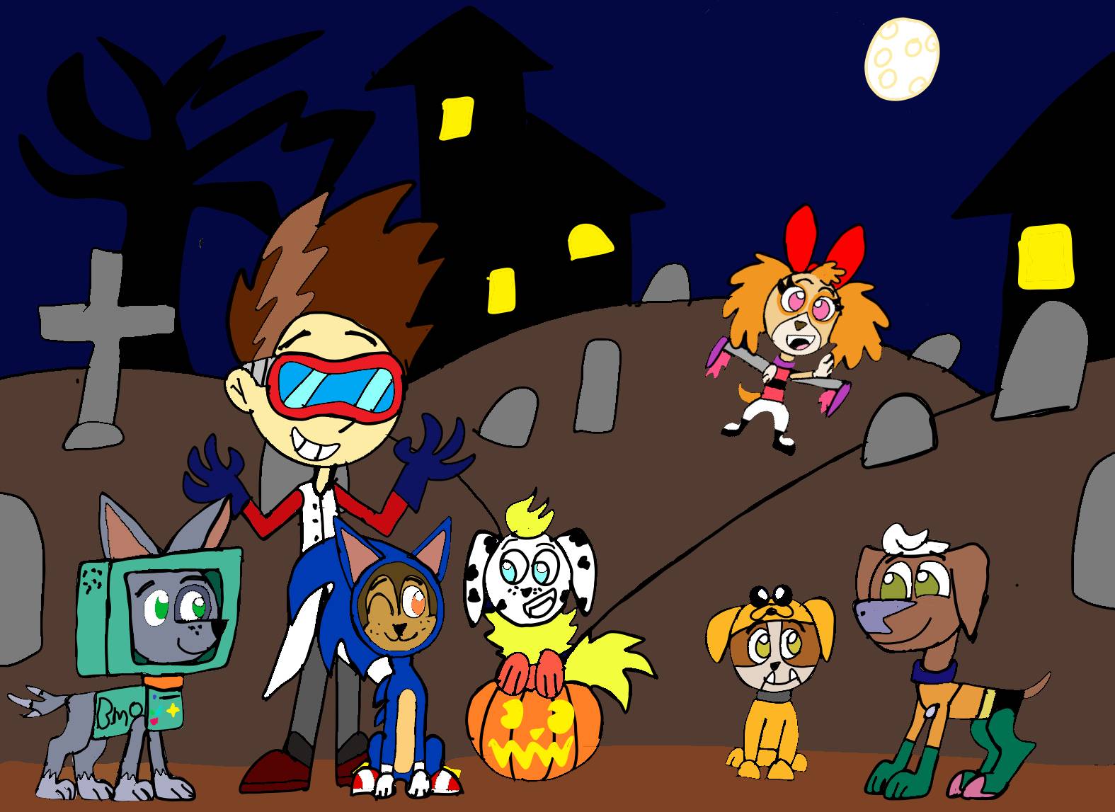 Paw patrol Halloween 2023 by sketch-pad444 on DeviantArt