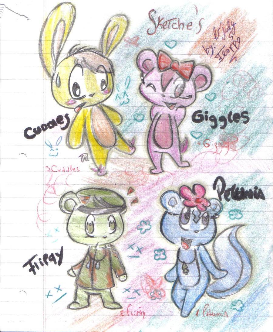 Sketches Happy Tree Friends