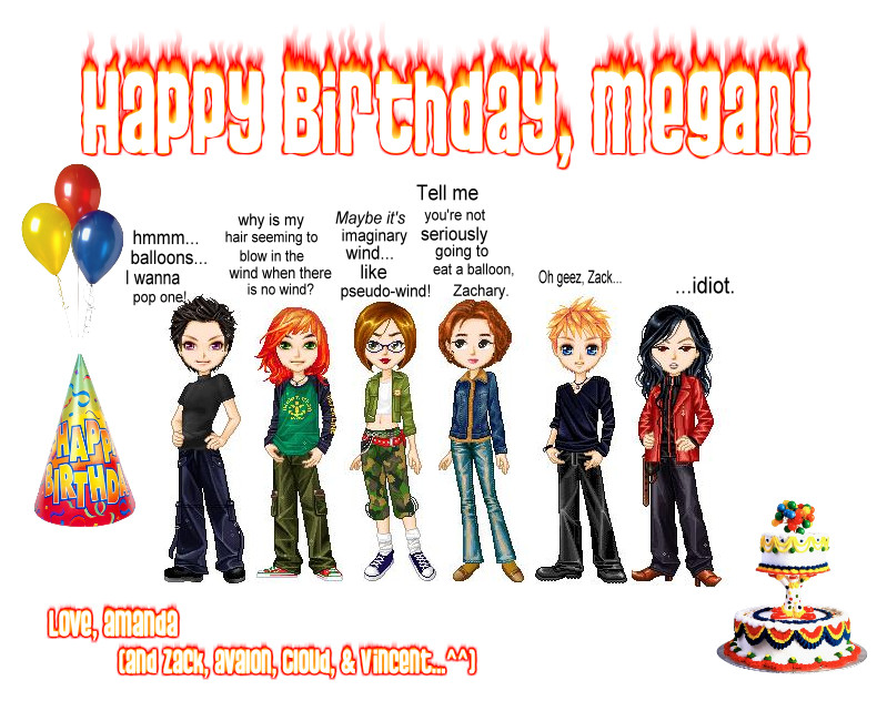Happy Birthday Megan By Samaire On Deviantart Happy Birthday Megan By Samaire On Deviantart