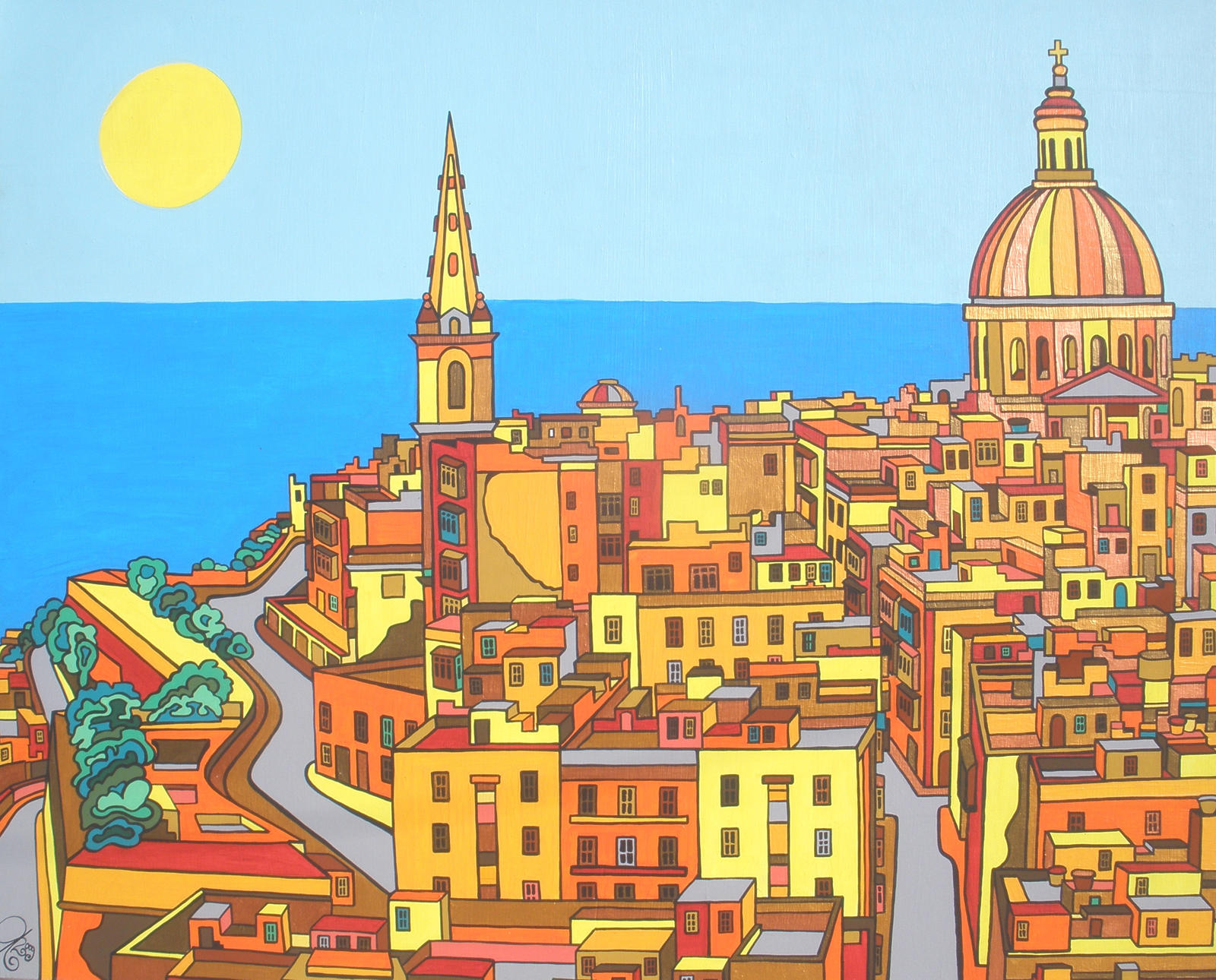 Valletta - Malta by Evilpainter