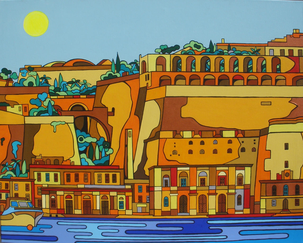 my side of Valletta by Evilpainter