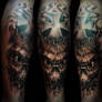 Skull with iron cross